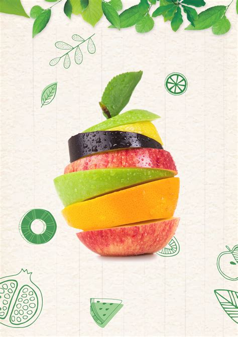 Free Fruit, Poster, Promotion Background Images, Organic Fruit Poster Design Photo Background ...