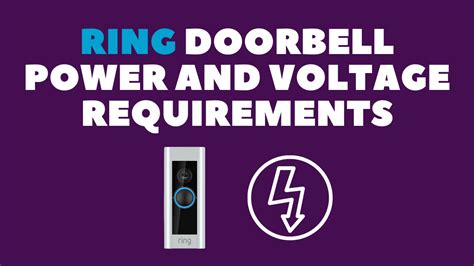 Ring Doorbell: Power and Voltage Requirements [Explained] - Robot ...