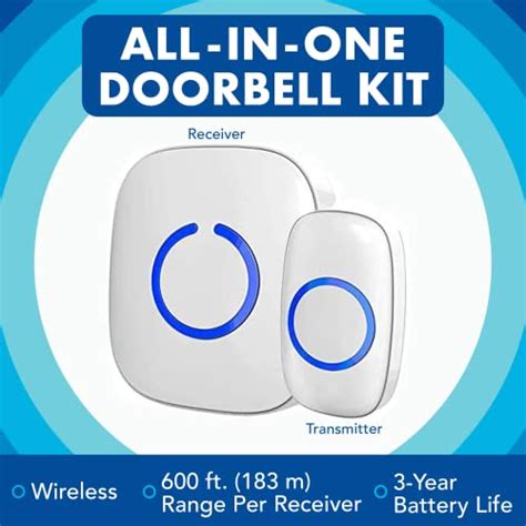 SadoTech Wireless Doorbells for Home, Apartments, Businesses ...