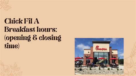 Chick Fil A Breakfast hours 2023: (opening & closing time) – McDonald’s