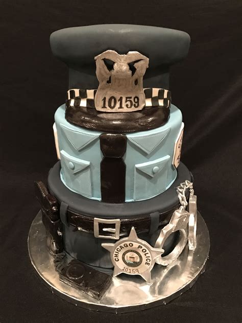 Police Retirement Cake Ideas