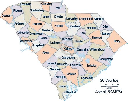 Counties South Carolina Map - Portland General Electric Power Outage Map