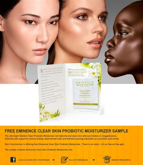 Free Eminence Skin Care Sample of Eminence Moisturizer!