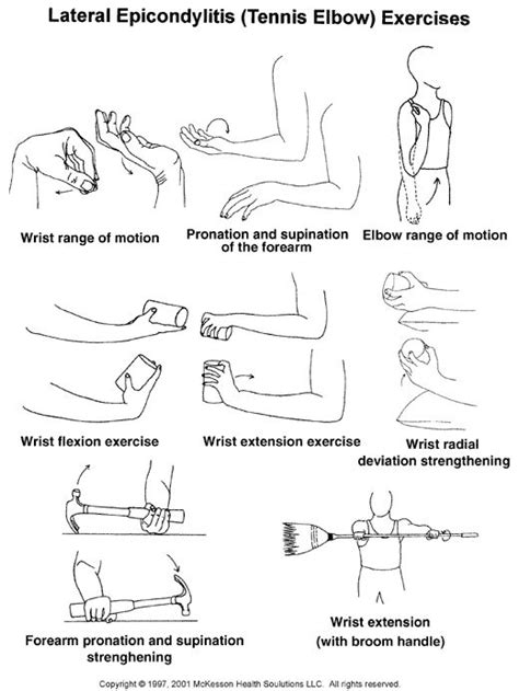 Printable Tennis Elbow Exercises