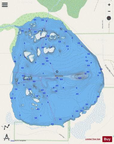 East Lake Fishing Map | Nautical Charts App