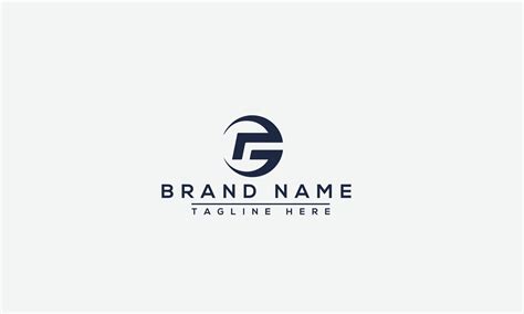 PG Logo Design Template Vector Graphic Branding Element. 10817574 ...