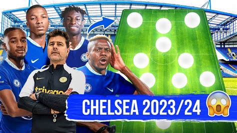 CHELSEA' CRAZY NEW TEAM for 2023/24 season! New transfers: Nkunku - Osimhen - Jackson - Caisedo ...