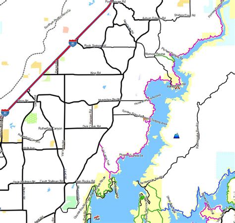 Folsom Lake SRA - California Trail Map