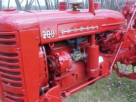 1956 farmall 200 tractor-professional restoration