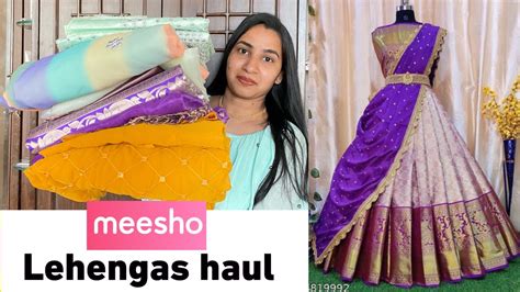 Meesho lehengas haul || Meesho lehengas for festive & wedding || meesho ...