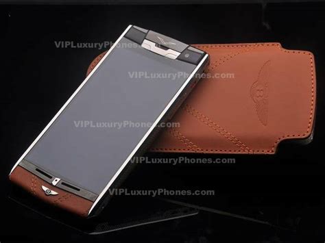 Vertu Bentley Brown Leather | Limited Edition Touch Phones