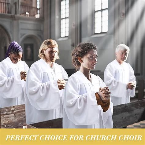 Buying Guide | Toulite 7 Pcs Unisex Matte Choir Robes for Church ...