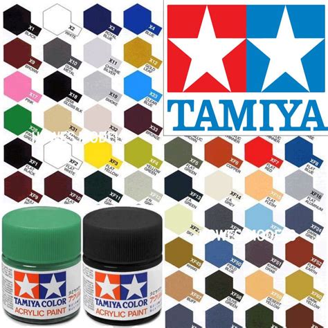 Tamiya Acrylic Paints 10ml X + XF Full Range Model Paint Jars - Revell, Airfix | eBay