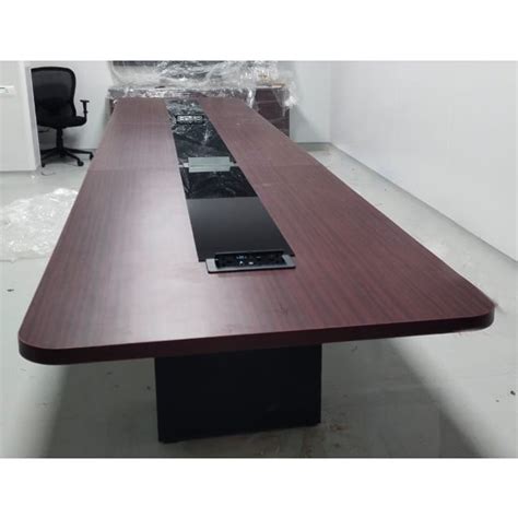 Rectangular 20 Seater 10 Feet Plywood Conference Table, Without Storage at Rs 110000 in Hyderabad