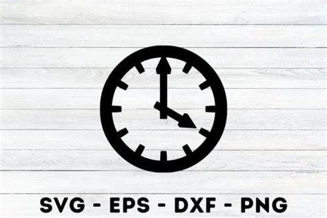 Clock Silhouette Svg Graphic by MagaArt · Creative Fabrica