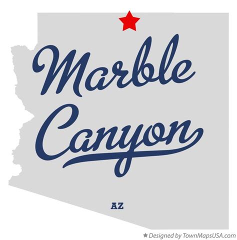 Map of Marble Canyon, AZ, Arizona