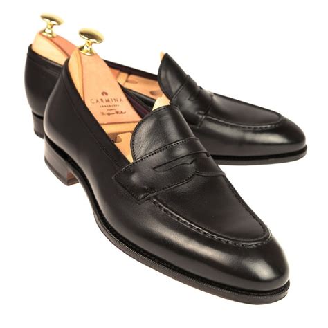 Carmina Penny Loafers 80191 Black | MensDesignerShoe.com