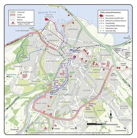 Helen Stirling Maps | Inverness Street Map