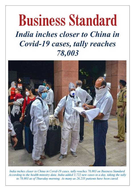 India inches closer to China in Covid-19 cases, tally reaches 78,003 by ...