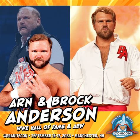 Please welcome, Arn & Brock Anderson! - Granite State Comic Con