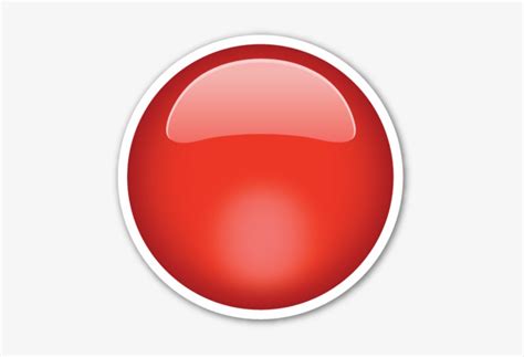 Large Red Circle Emoji Stickers, Smiley, Red, Smileys, - Red Circle Emoji - 480x480 PNG Download ...