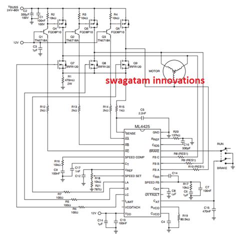 Bldc Motor Controller Circuit Diagram Bldc Motor Control Cir