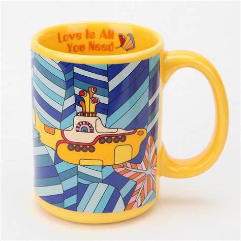 The Beatles Mug with Yellow Submarine Graphic | Gadgetsin