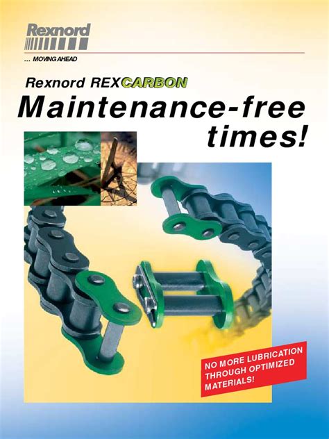 Maintenance-Free Times!: Rexnord REX | PDF | Plastic | Wear