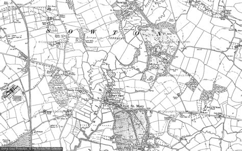 Old Maps of Clyst St Mary, Devon - Francis Frith