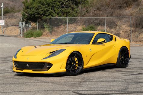 Ferrari 812 Superfast Yellow Forgiato TEC 2.4 Wheel | Wheel Front