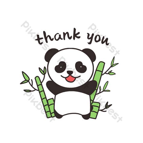 Thank You Panda PNG Images | PSD Free Download - Pikbest