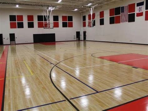 Creamy Wooden Indoor Basketball Court Flooring at Rs 350/square feet in Mumbai