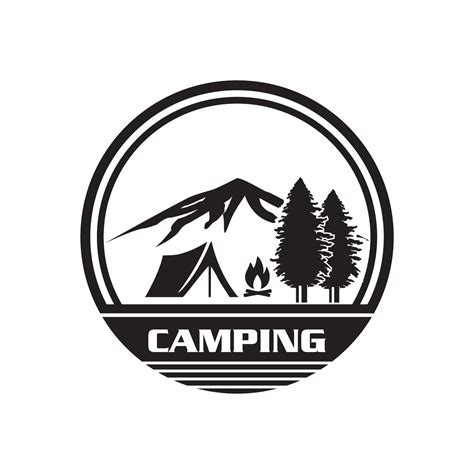 camping logo , adventure logo vector 5371433 Vector Art at Vecteezy