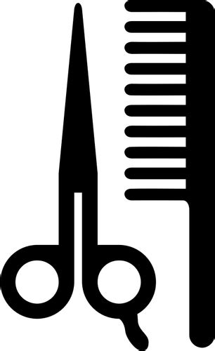 Barber Tools Vector Clipart