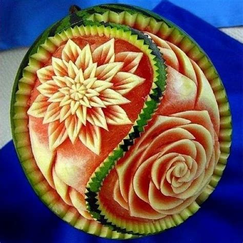 391 best Art - Watermelon Carving images on Pinterest | Watermelon carving, Carved watermelon ...