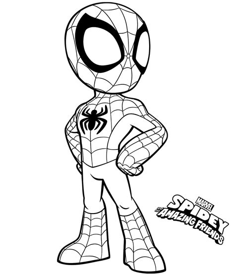 Marvel Spidey And His Amazing Friends Coloring Pages Printable Pdf ...