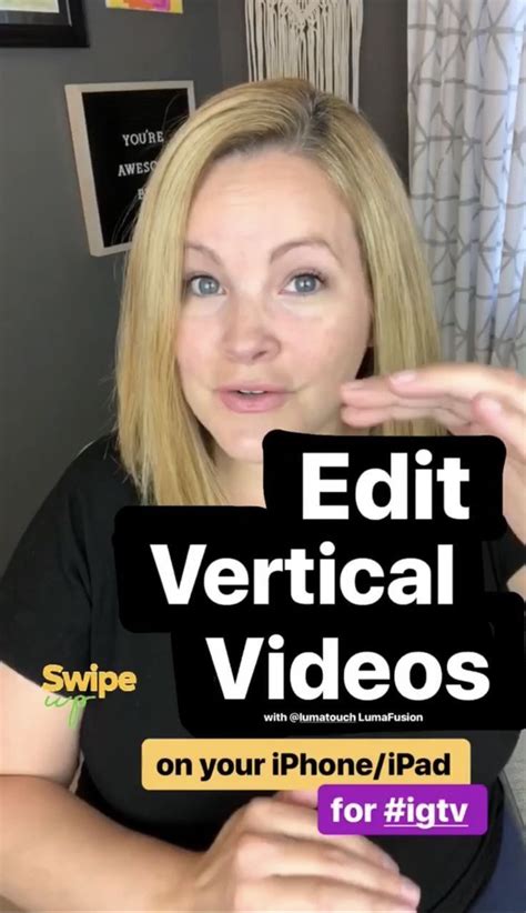 Master the Art of Creating Vertical Videos on Your Phone or iPad