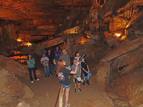 Raccoon Mountain Campground and Caverns outside of Chattanooga.