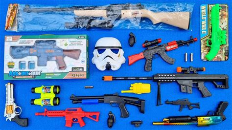 Collecting Sniper Rifles and AK47 Guns, Shotgun Star Wars M16 Cowboy ...