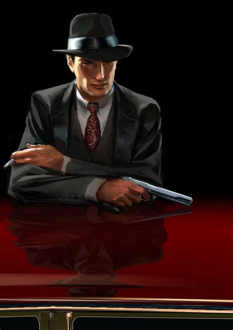 1440x900 resolution | man wearing black suit painting, Mafia II ...