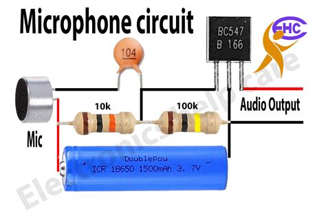 Lapel Microphone Circuit Diagram