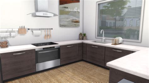 Sims 4 Cc Kitchen Opening Sims 4 Modern Rustic Kitchen Download Cc - www.vrogue.co
