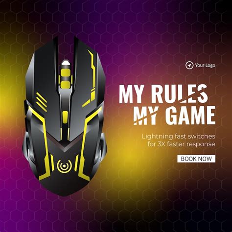 Premium Vector | Banner design of my rules my game template