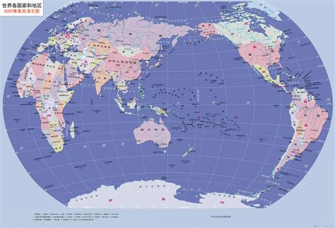 Mapa del mundo en alta definición