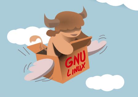 Flying Gnu by Ernesto Bazzano - GNU Project - Free Software Foundation