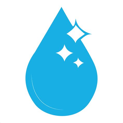 Water drop vector icon 18727460 Vector Art at Vecteezy