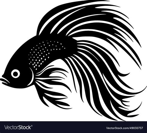 Fish - minimalist and flat logo Royalty Free Vector Image