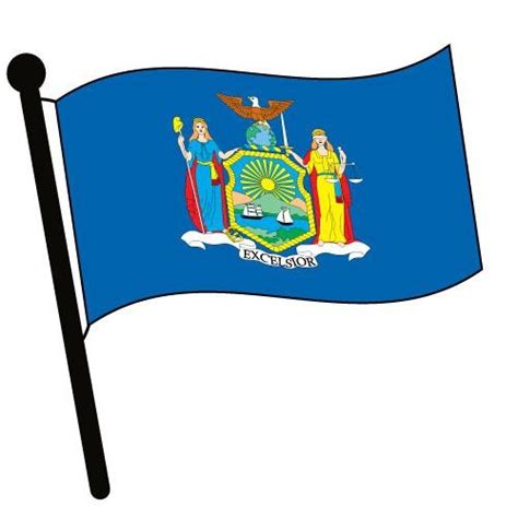 New York State Flag Picture - ClipArt Best