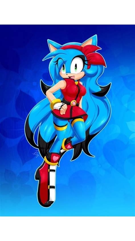 Sonica the hedgehog | Sonic art, Sonic fan art, Sonic and shadow