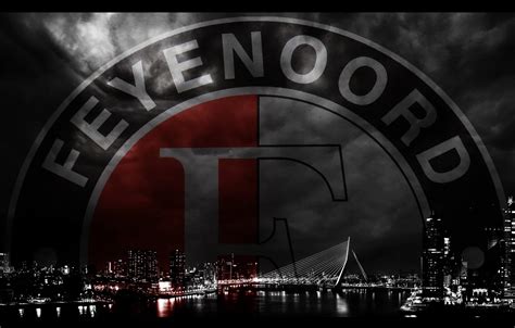 Wallpaper city, wallpaper, sport, logo, night, football, Rotterdam ...